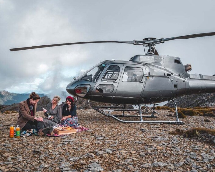Picture 1 for Activity From Nelson: Scenic Helicopter Ride and Mountain Picnic