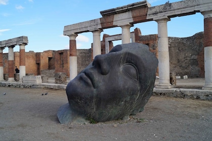 Pompeya: excursión guiada de un día a las ruinas y visitas a 2 bodegas