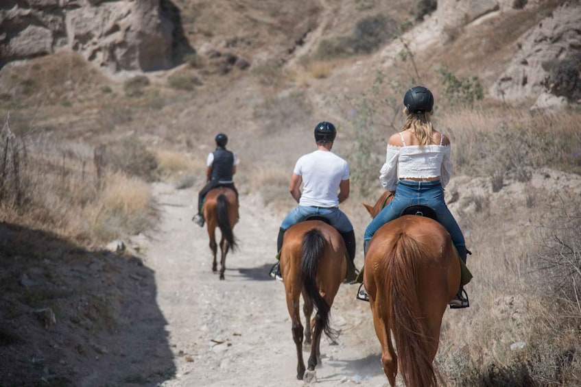 Picture 4 for Activity Santorini: Horse Riding Trip to Black Sandy Beach