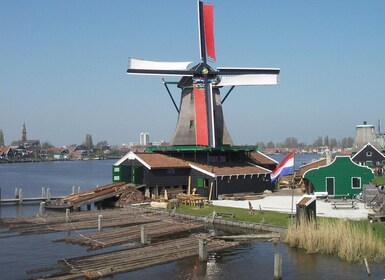 Zaanse Schans: entrada al auténtico molino de viento holandés