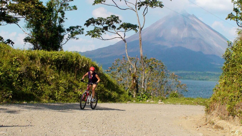 Picture 3 for Activity Lake Arenal: Stand Up Paddle Boarding and Biking Day Trip