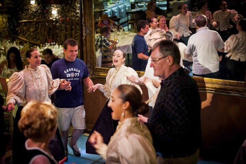 Folklore Evening Dinner Show at a Traditional Maltese Restaurant Incl. Transfers