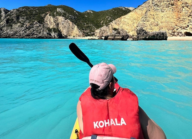 Picture 3 for Activity From Lisbon: Arrabida Park Small Group Kayak Tour