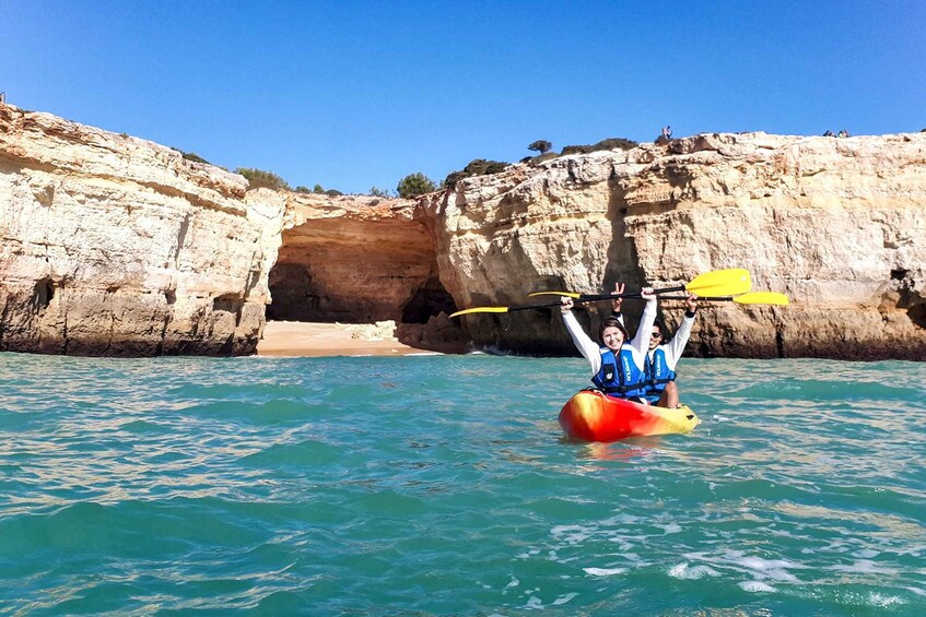 Picture 11 for Activity Benagil: Benagil Caves and Secret Spots Guided Kayaking Tour