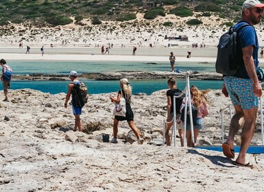 Fra Kissamos havn: Båtcruise til Balos-lagunen og Gramvousa