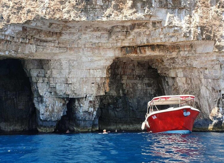 Picture 3 for Activity From Hvar: Vis Island and Blue Cave Speedboat Tour