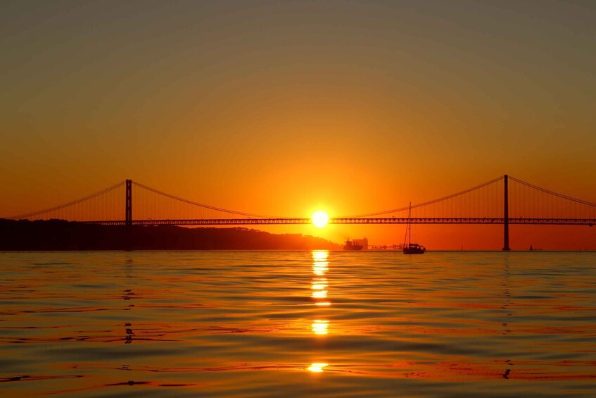 Picture 2 for Activity Lisbon: Daylight or Sunset on a Vintage Sailboat