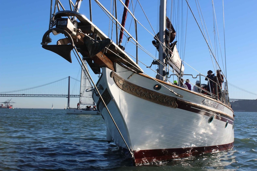 Picture 8 for Activity Lisbon: Daylight or Sunset on a Vintage Sailboat