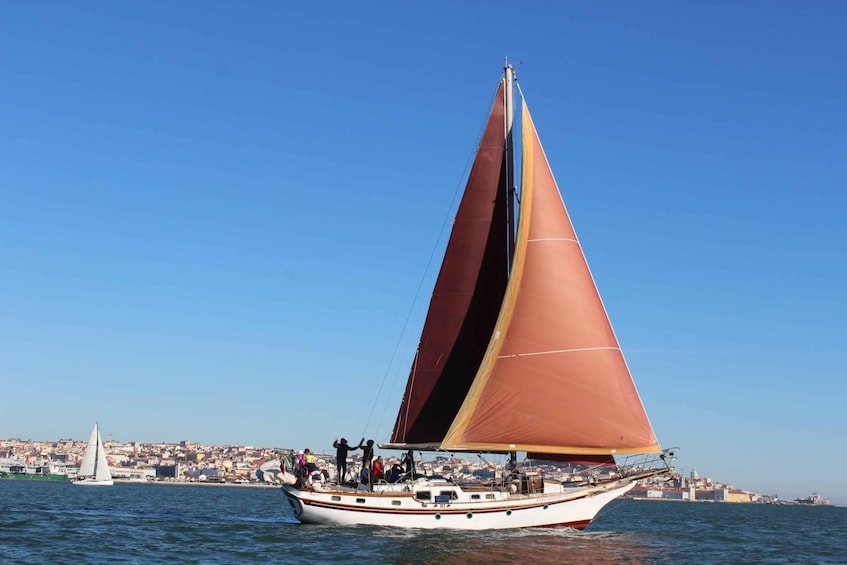 Picture 3 for Activity Lisbon: 2-Hour Sunset Cruise by Vintage Sailboat