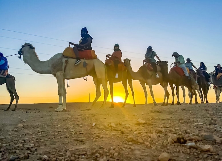 Picture 8 for Activity Marrakech: Agafay Desert Dinner with Pool & Quad/Camel Ride