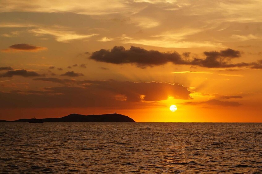 Picture 1 for Activity Ibiza: Sunset Boat Trip with Snorkeling, Kayaking, & Drinks