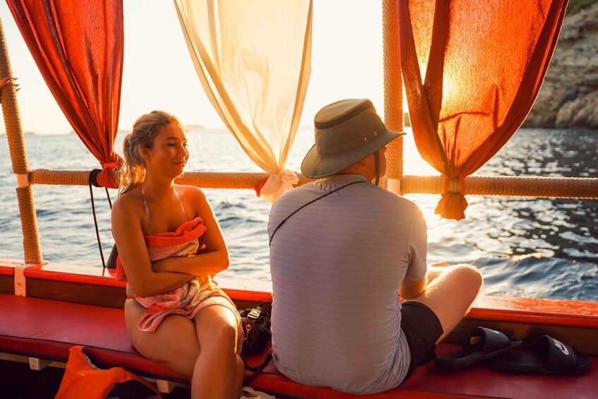 Picture 9 for Activity Ibiza: Sunset Boat Trip with Snorkeling, Kayaking, & Drinks
