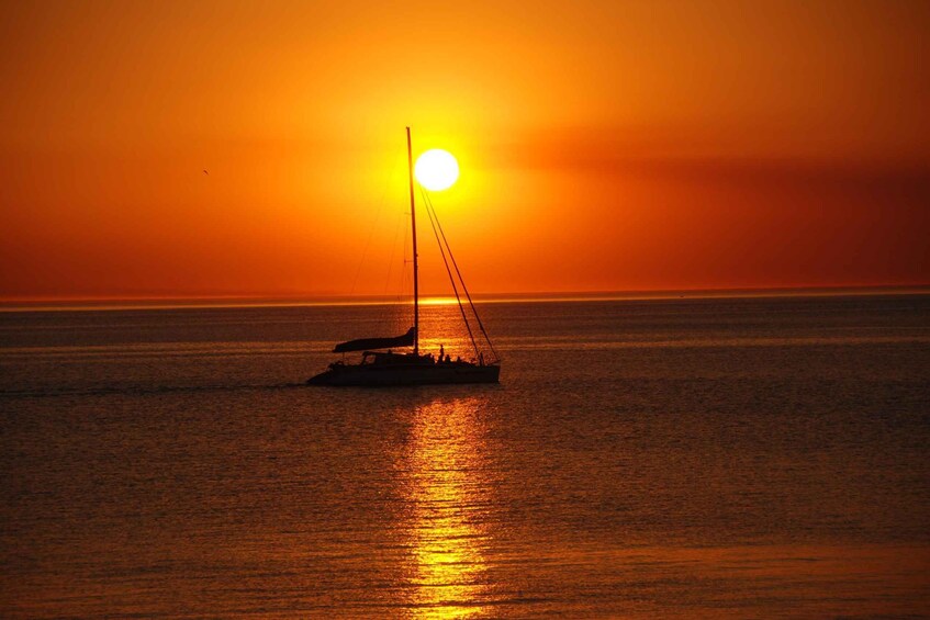 Picture 1 for Activity Adelaide: Glenelg Twilight Catamaran Cruise with Drink