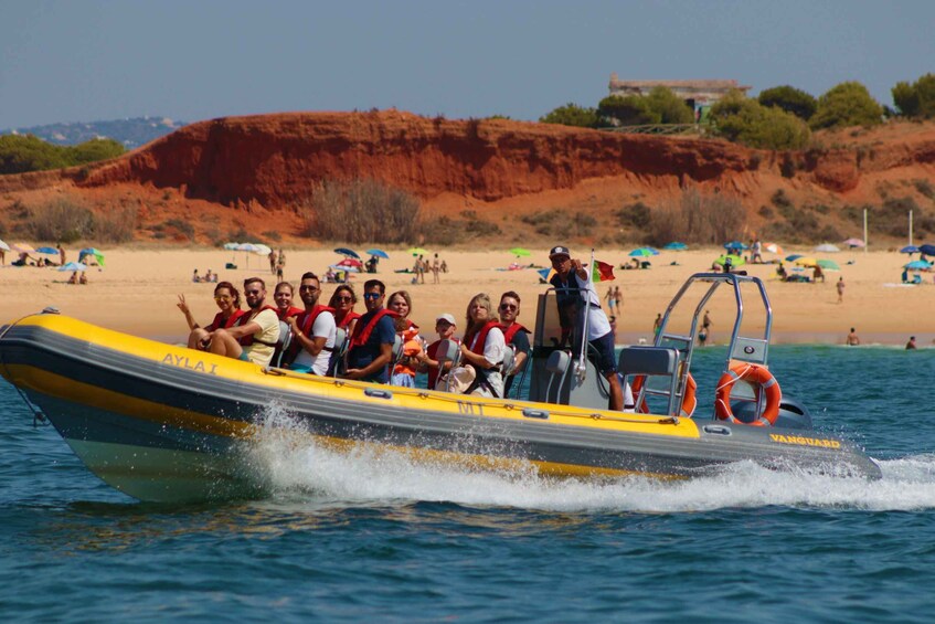 Picture 12 for Activity From Vilamoura: 2.5-Hour Benagil Cave and Dolphins Boat Tour