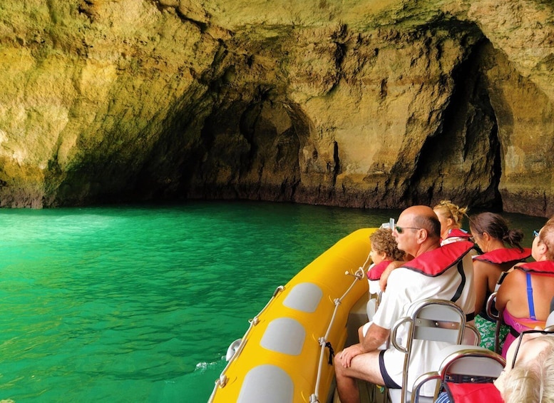 Picture 9 for Activity From Vilamoura: 2.5-Hour Benagil Cave and Dolphins Boat Tour