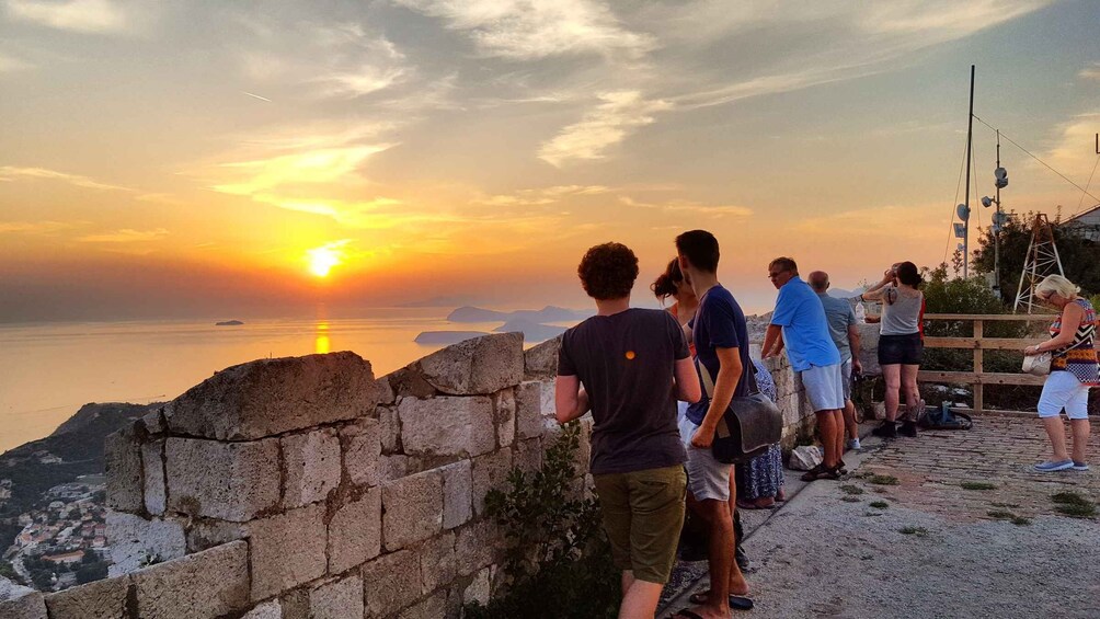 Picture 7 for Activity Dubrovnik: Sunset Panorama Tour with Glass of Wine