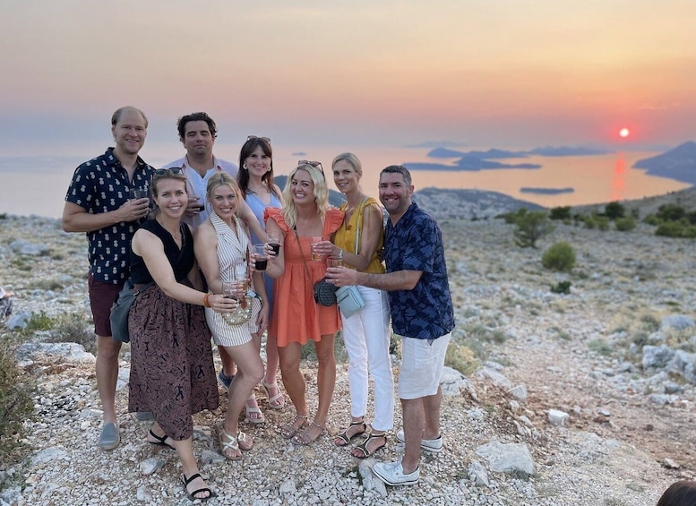 Picture 10 for Activity Dubrovnik: Sunset Panorama Tour with Glass of Wine