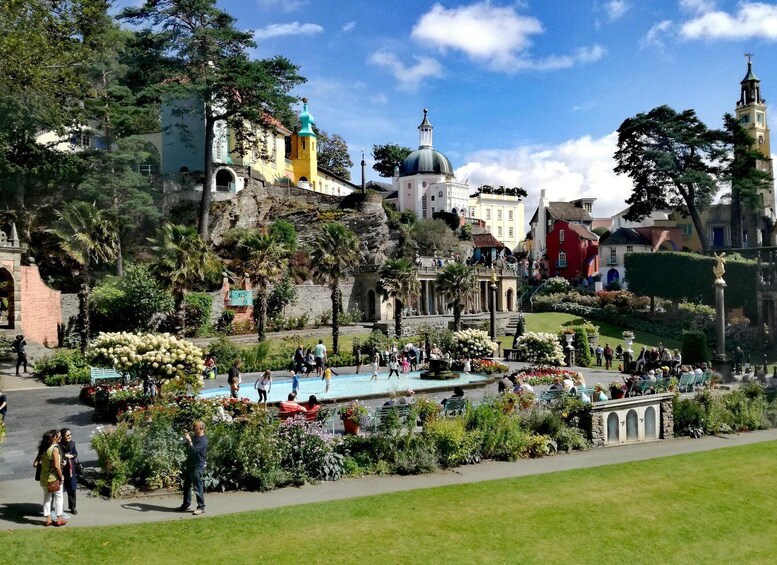 From Llandudno: Portmeirion, Snowdonia and Castles Tour