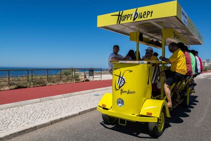 Lisboa: recorrido turístico de 1 hora con cerveza o sangría en bicicleta