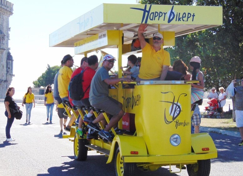 Picture 3 for Activity Lisbon: 1-Hour Beer or Sangria Bike Sightseeing Tour