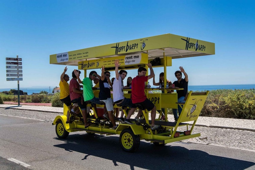 Picture 2 for Activity Lisbon: 1-Hour Beer or Sangria Bike Sightseeing Tour