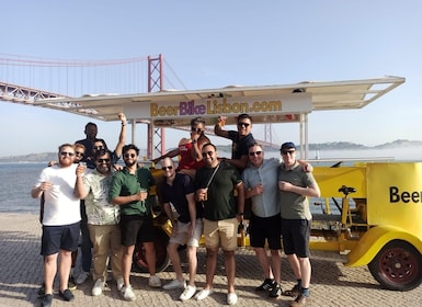 Lisbon: 1-Hour Beer or Sangria Bike Sightseeing Tour