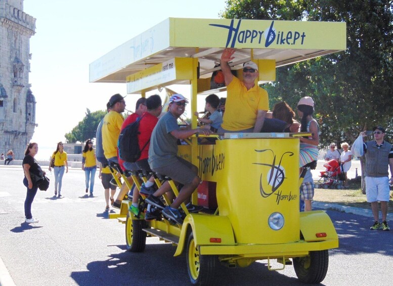 Picture 3 for Activity Lisbon: 1-Hour Beer or Sangria Bike Sightseeing Tour