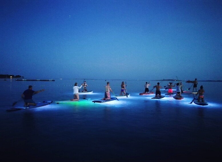 Picture 9 for Activity Pula: Night LED Stand-Up Paddle Board Tour