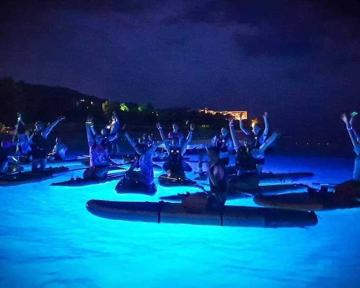 Picture 6 for Activity Pula: Night LED Stand-Up Paddle Board Tour