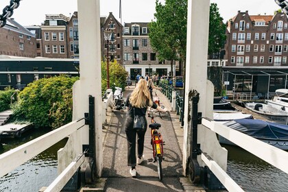 Amsterdam : Visite guidée à vélo du centre d'Amsterdam