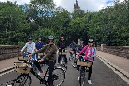 Visite publique amusante à vélo à Glasgow