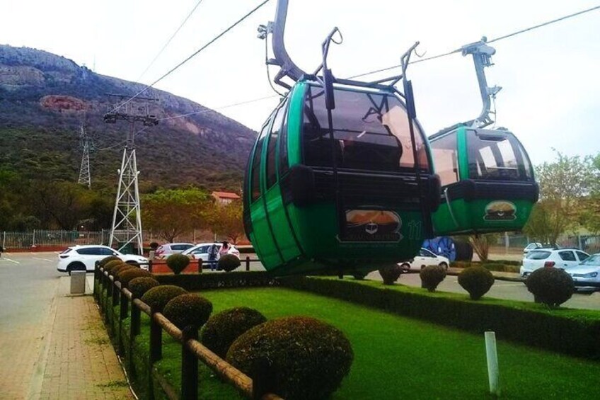 Aerial Cableway Private Tour from Johannesburg 