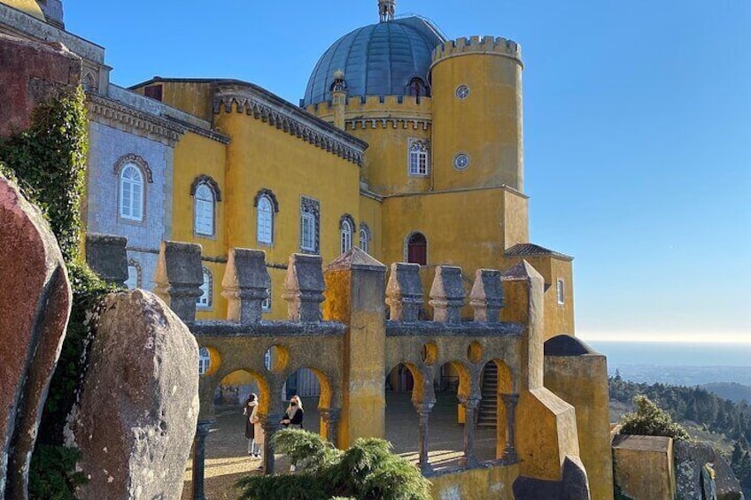 Sintra, Pena Palace & Quinta Regalheira, Roca Cape and Cascais small group tour