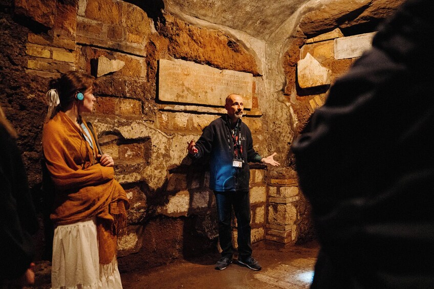 Alone in Rome's Catacombs: After-Hours Tour with Bone Crypt