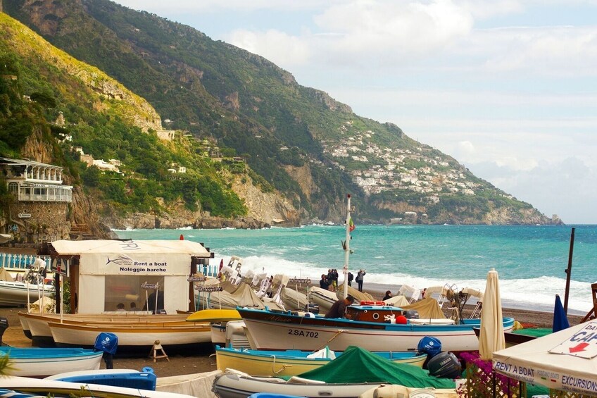 Amalfi Coast Day Trip from Rome with Scenic Cruise & Limoncello Tasting