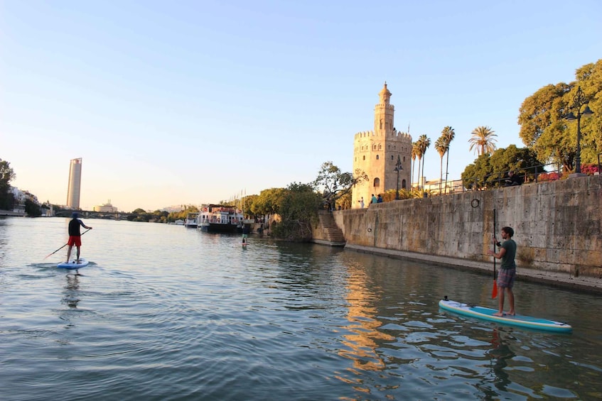 Picture 1 for Activity Seville: 1.5-hour Stand-Up Paddleboarding Tour