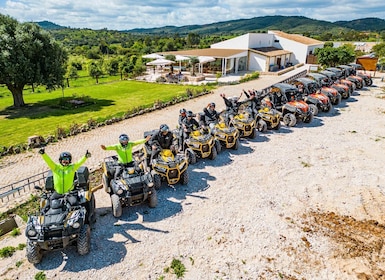 Von Albufeira aus: Ganztägige Off-Road Quad Tour