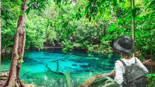 Krabi: Yoga, quad bike, Emerald Pool & Blue Lagoon Full-Day Tour