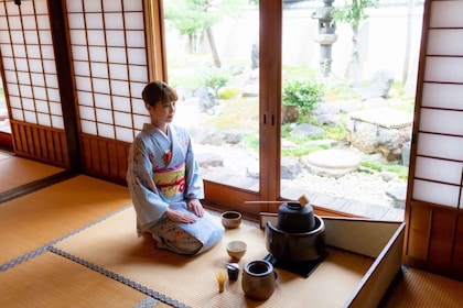京都：在净土寺举行的茶道聚安会