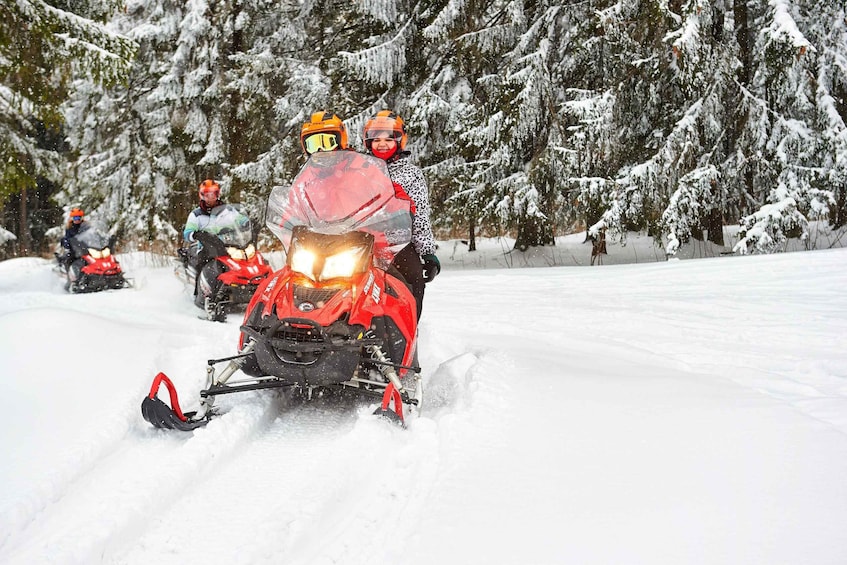 Picture 2 for Activity Zakopane: Snowmobiles Expedition and Optional Bonfire