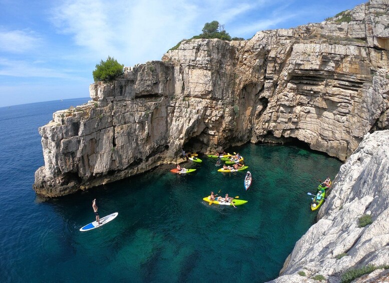 Picture 3 for Activity Pula: Half-Day Kayak, Cliff, and Cave Tour