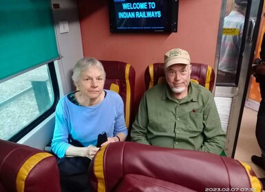 Depuis Delhi : excursion d'une journée au Taj Mahal en train rapide avec tr...