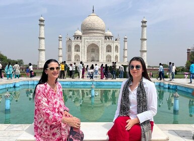 Fra Delhi: Taj Mahal dagstur med hurtigtog med transport