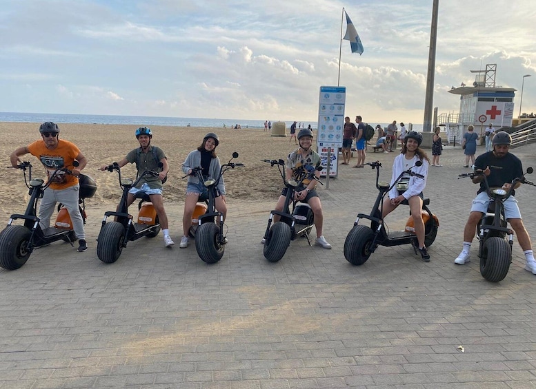 Maspalomas: 2-Seater E-Scooter Chopper Tour