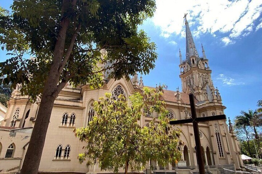Church of Boa Viagem, where Belo Horizonte was founded in 1701, at the time called Curral del Rei.