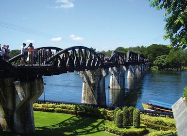 3-Day River Kwai, Floating Market and Erawan Waterfalls