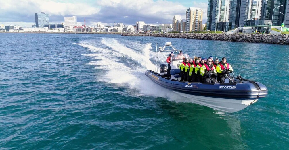 Picture 1 for Activity From Reykjavik: Whale Watching Tour by Speedboat