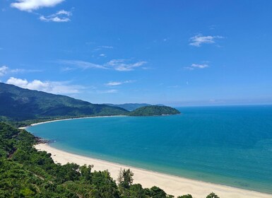 Hue: Hue - Da Nang -kuljetuspalvelu maisemallisilla välilaskuilla.