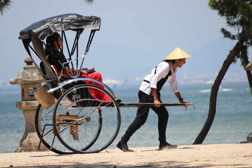 Picture 4 for Activity Miyajima: Private Rickshaw Tour to Itsukushima Shrine