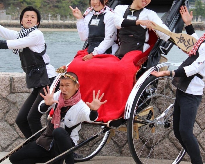 Picture 5 for Activity Miyajima: Private Rickshaw Tour to Itsukushima Shrine
